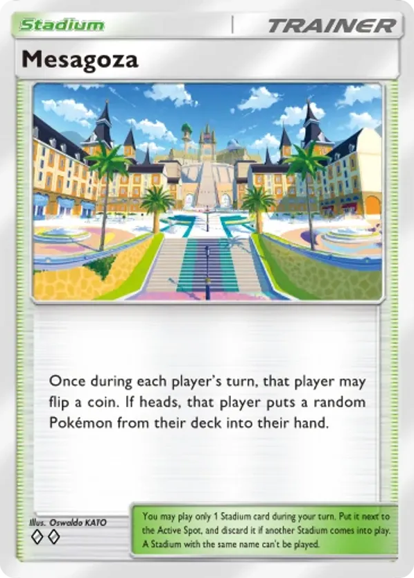 Mesagoza card front