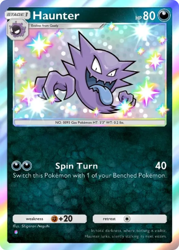 Haunter card front