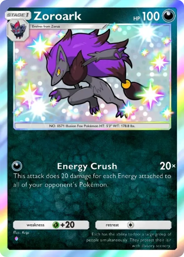 Zoroark card front