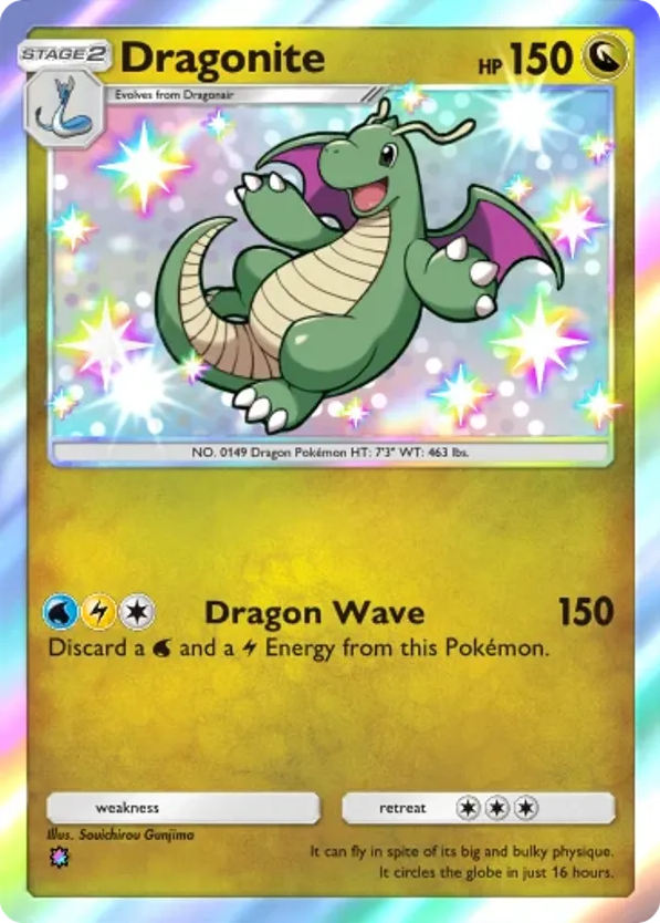 Dragonite card front