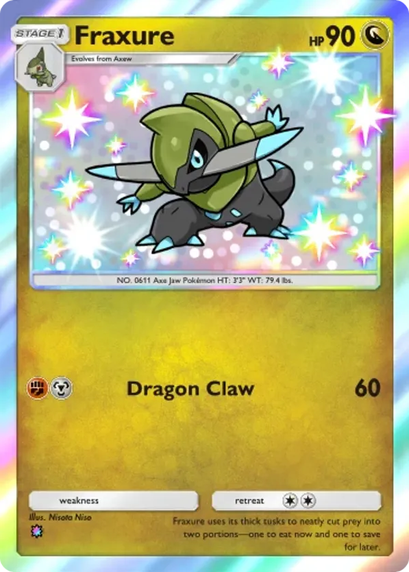 Fraxure card front