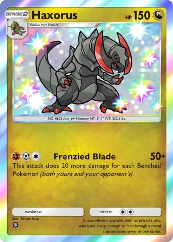 Haxorus card front