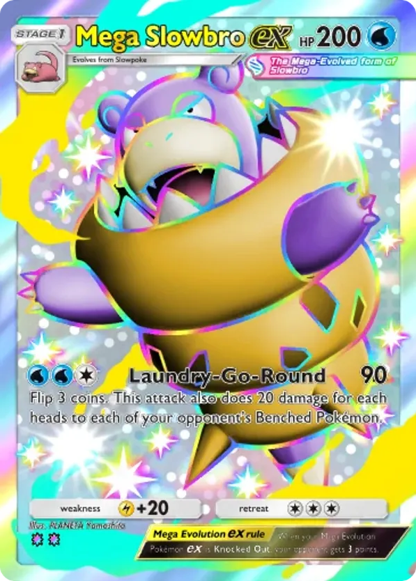 Mega Slowbro ex card front