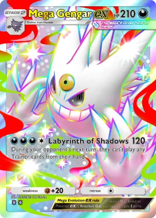 Mega Gengar ex card front