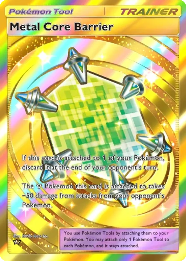 Metal Core Barrier card front