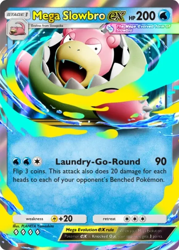 Mega Slowbro ex card front