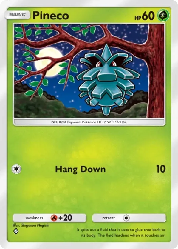 Pineco card front