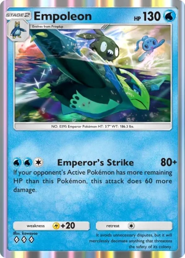 Empoleon card front
