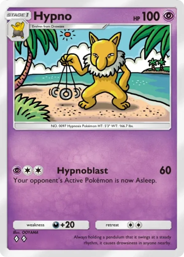 Hypno card front