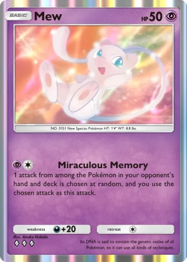 Mew card front