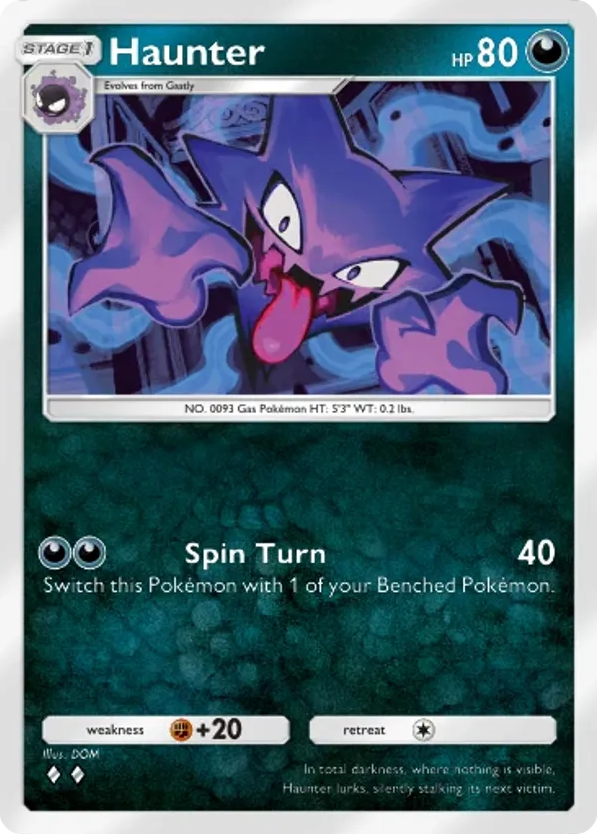Haunter card front
