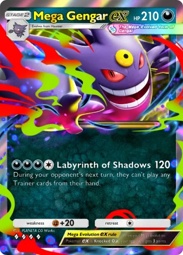 Mega Gengar ex card front