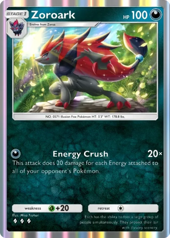 Zoroark card front