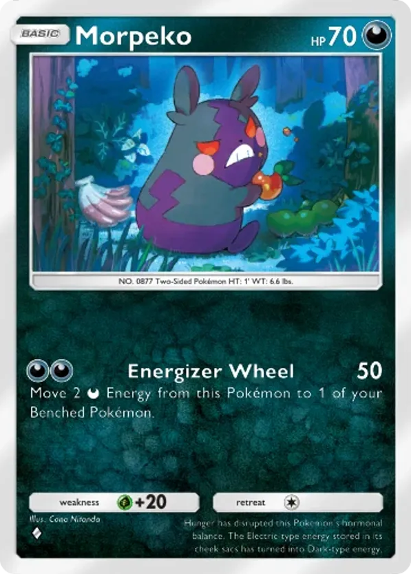 Morpeko card front