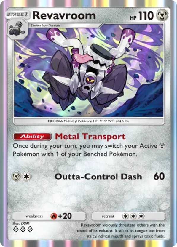 Revavroom card front