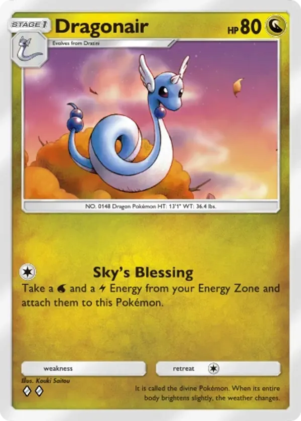 Dragonair card front