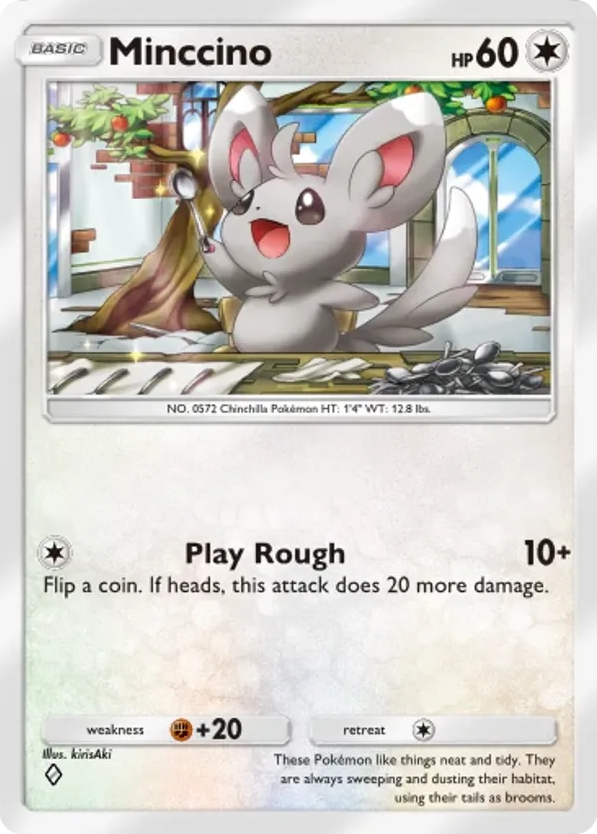 Minccino card front