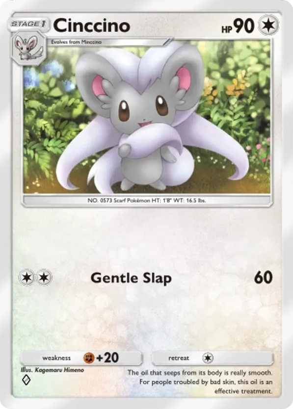 Cinccino card front
