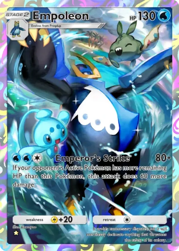 Empoleon card front