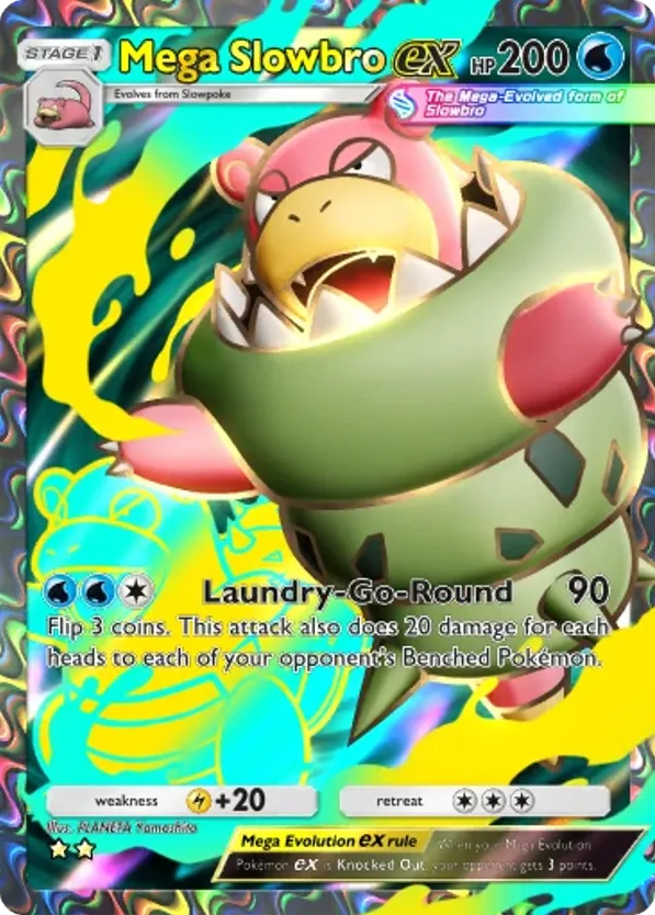Mega Slowbro ex card front