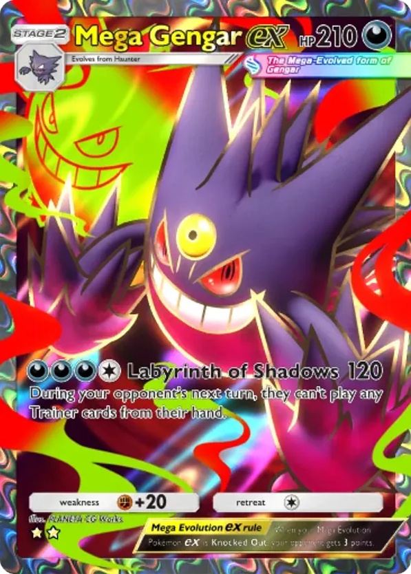 Mega Gengar ex card front