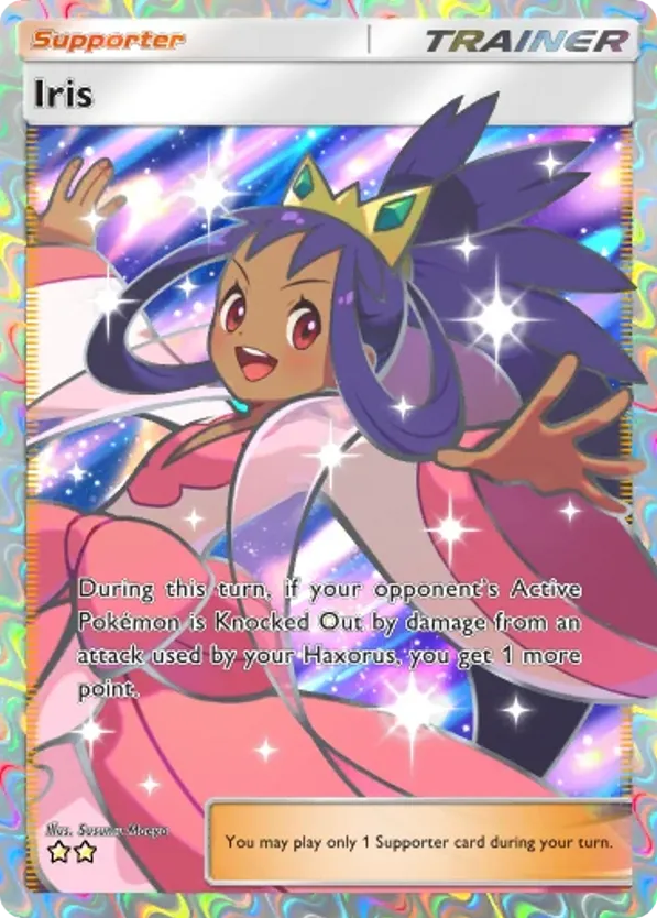 Iris card front