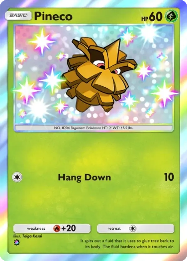 Pineco card front