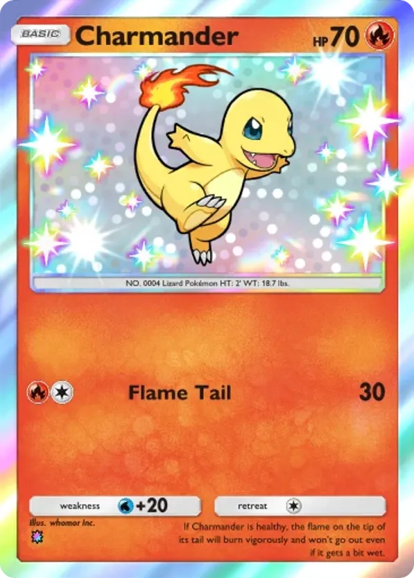 Charmander card front
