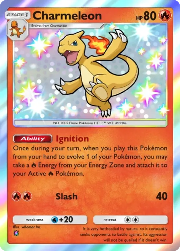 Charmeleon card front