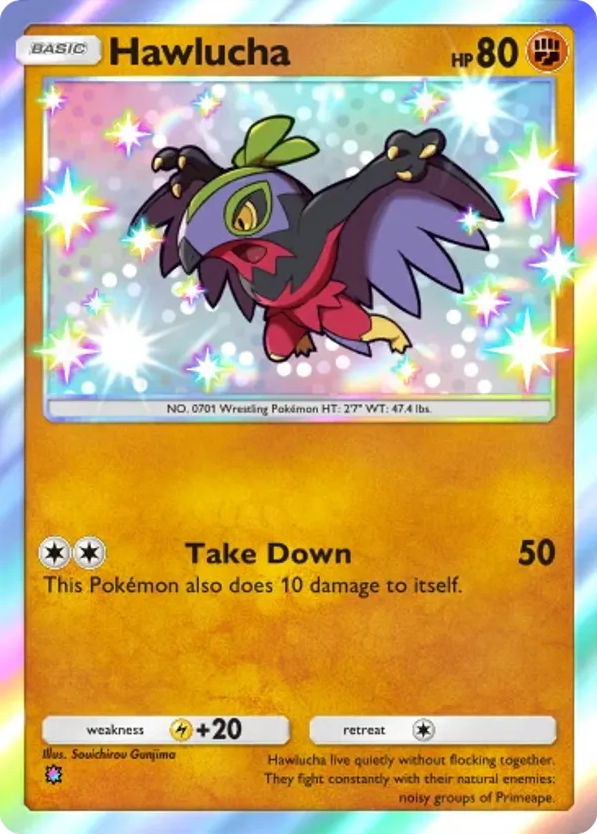 Hawlucha card front
