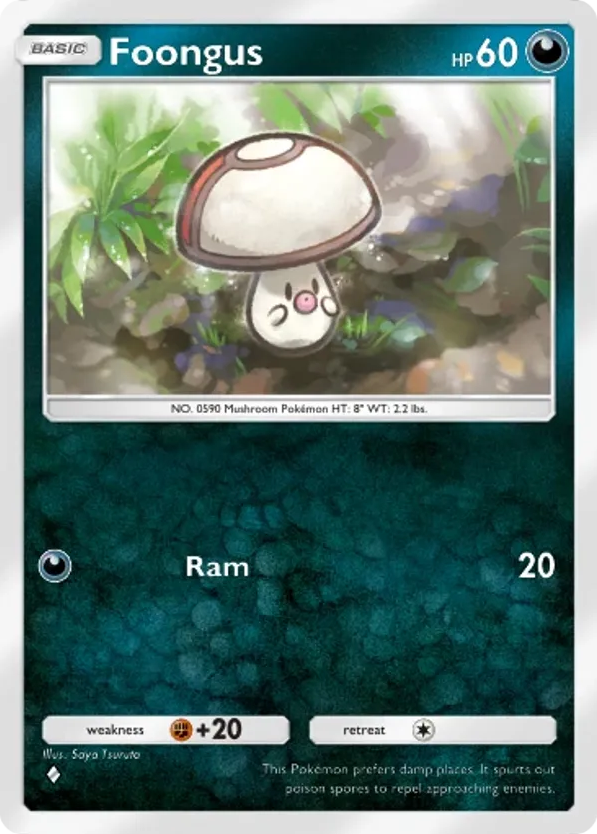 Foongus card front