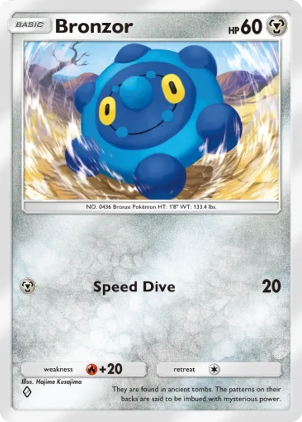Bronzor card front