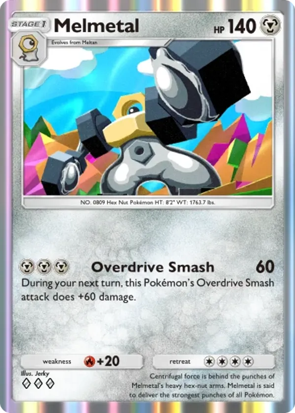 Melmetal card front