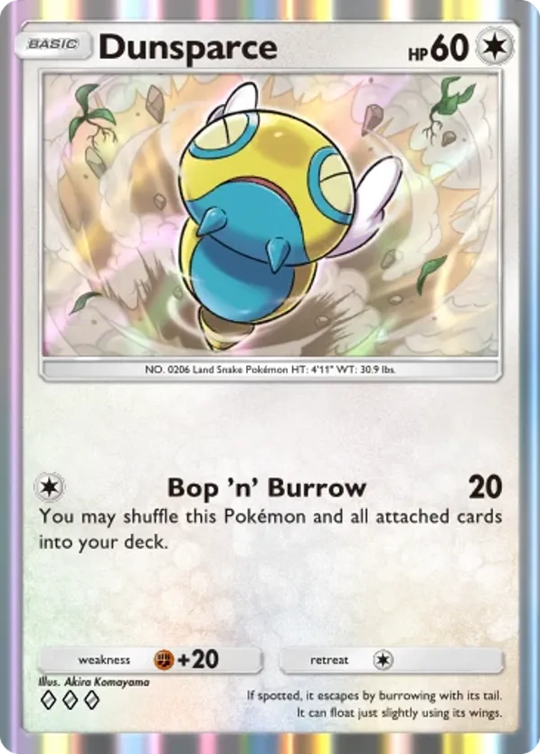 Dunsparce card front