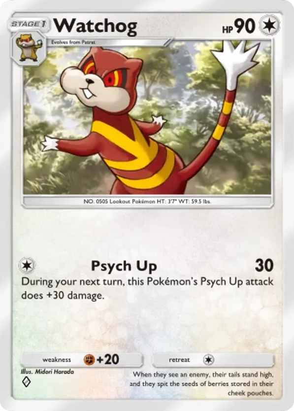 Watchog card front