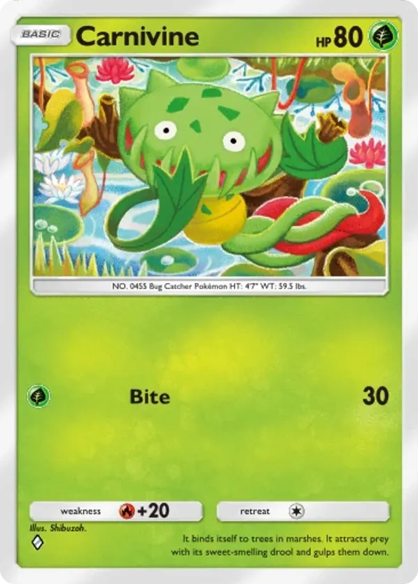 Carnivine card front