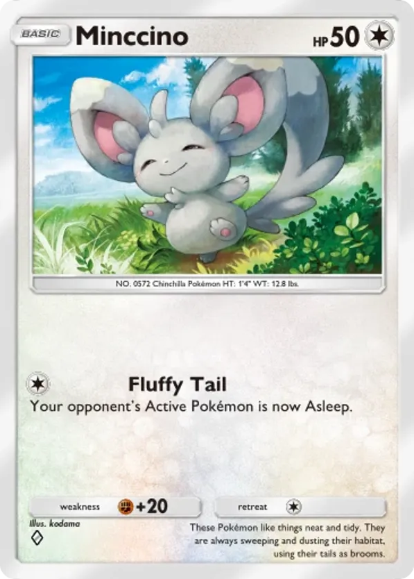 Minccino card front