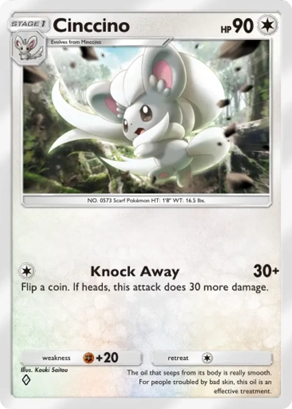 Cinccino card front