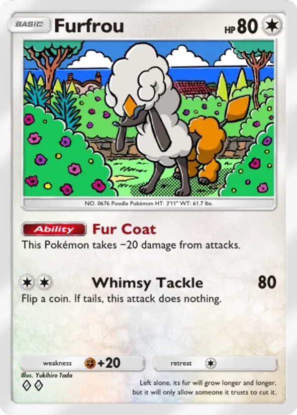 Furfrou card front
