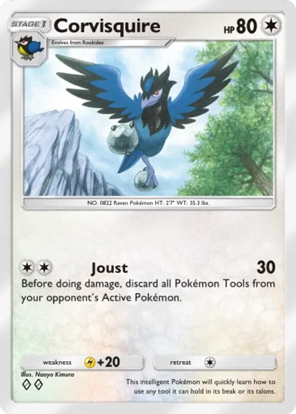 Corvisquire card front
