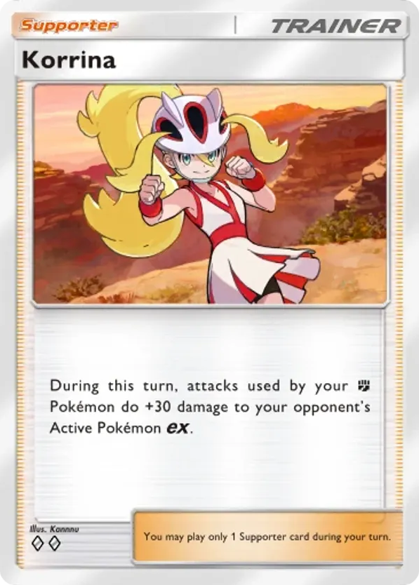 Korrina card front