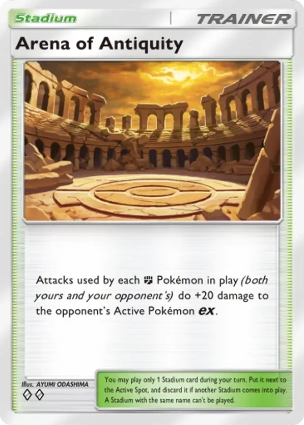 Arena of Antiquity card front