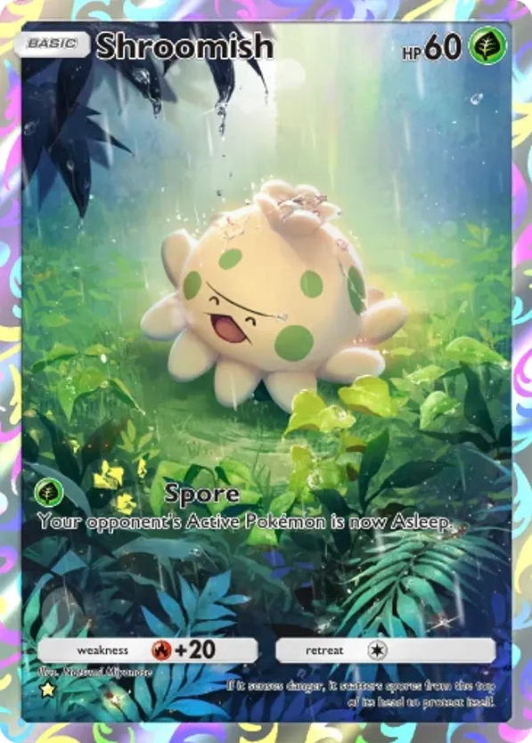 Shroomish card front