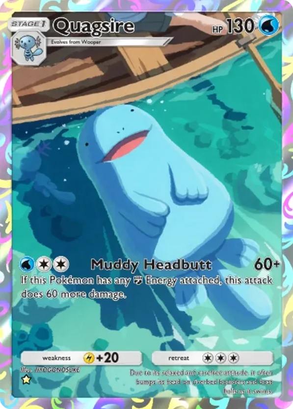 Quagsire card front