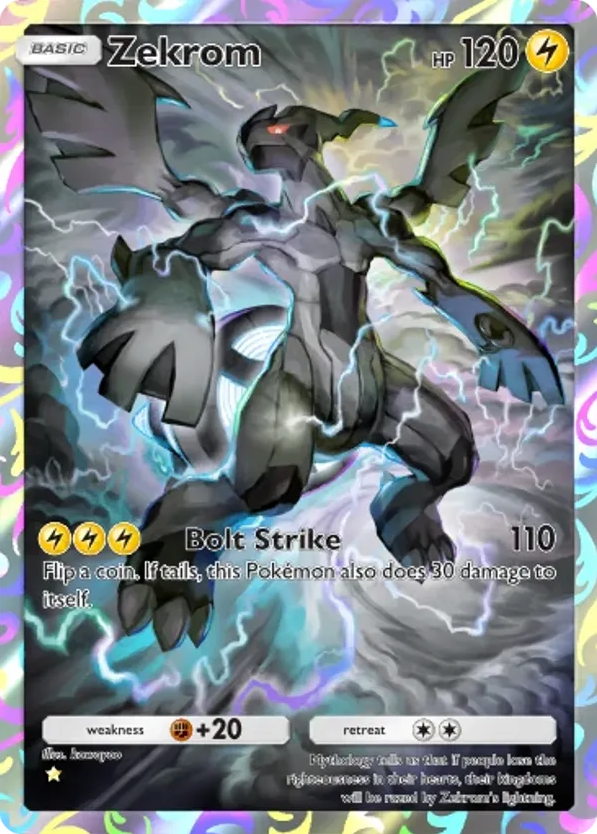 Zekrom card front