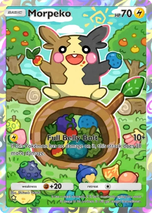 Morpeko card front