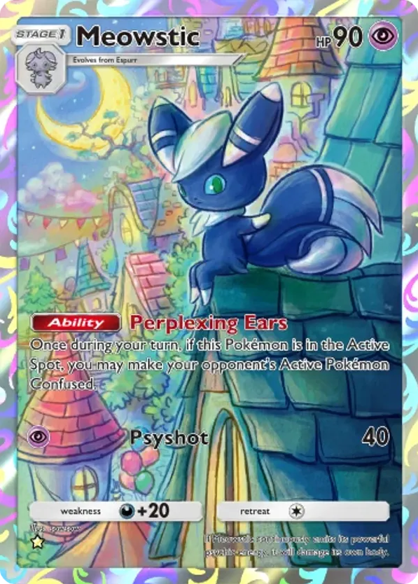 Meowstic card front