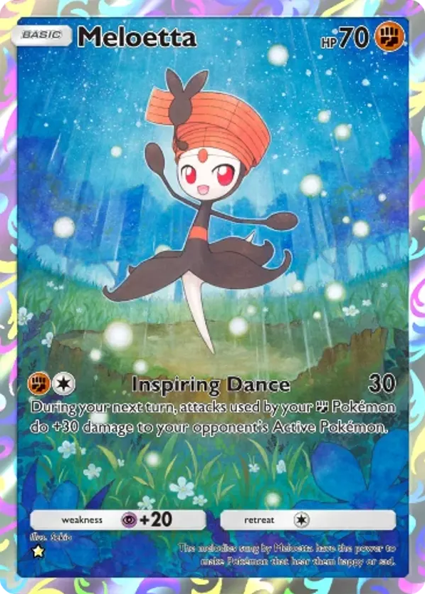 Meloetta card front