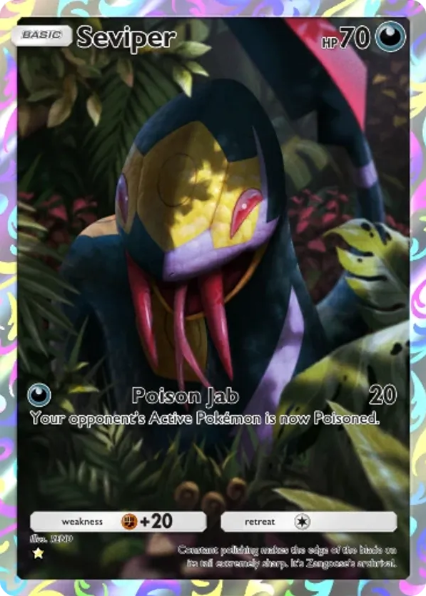 Seviper card front