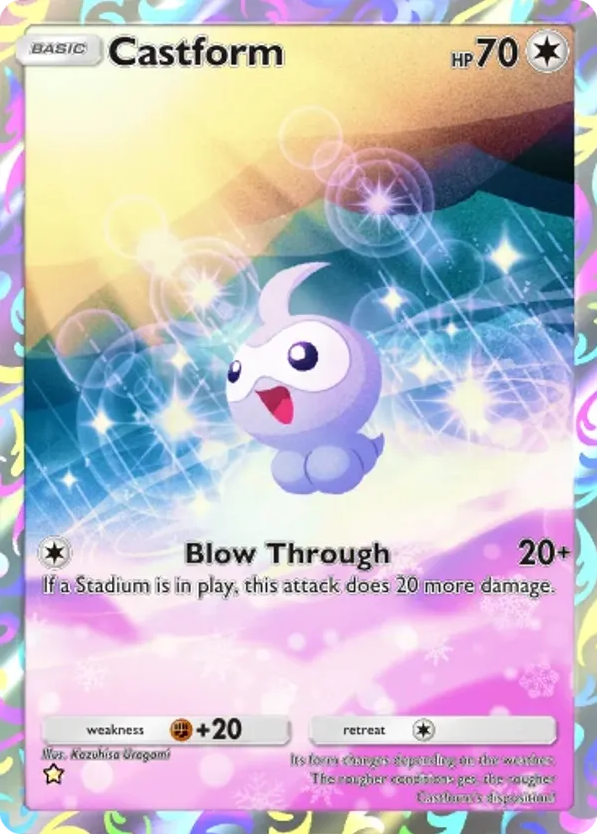 Castform card front